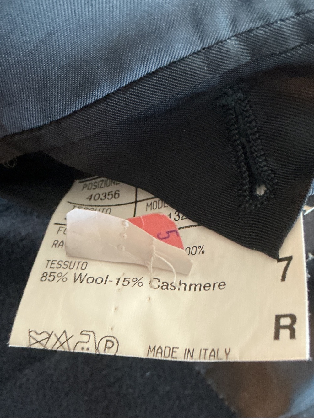 Canali Cashmere Lana Wool Black Two-Button Men's Sport Coat EU 54R US 44R - Picture 5 of 9
